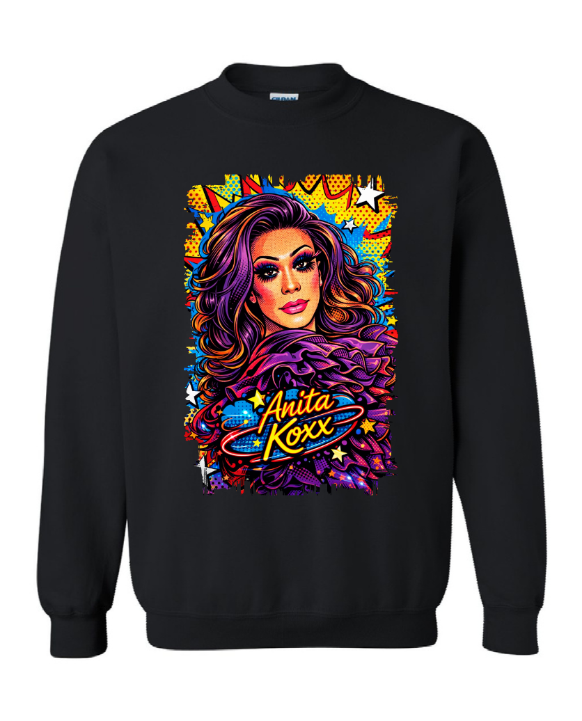 👑 Anita Koxx Pop Art Queen Sweatshirt
