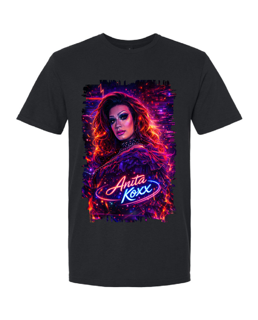 👑 Anita Koxx Neon Queen Softstyle Tee
