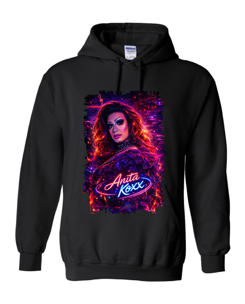 👑 Anita Koxx Neon Queen Hoodie Collection