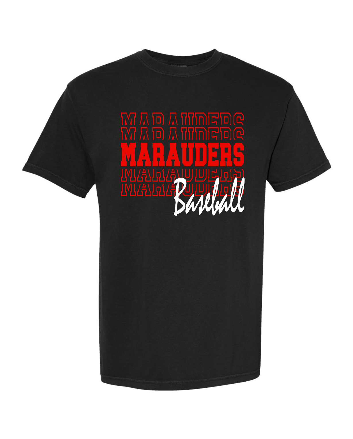 Marauders Stacked Comfort Colors Tee
