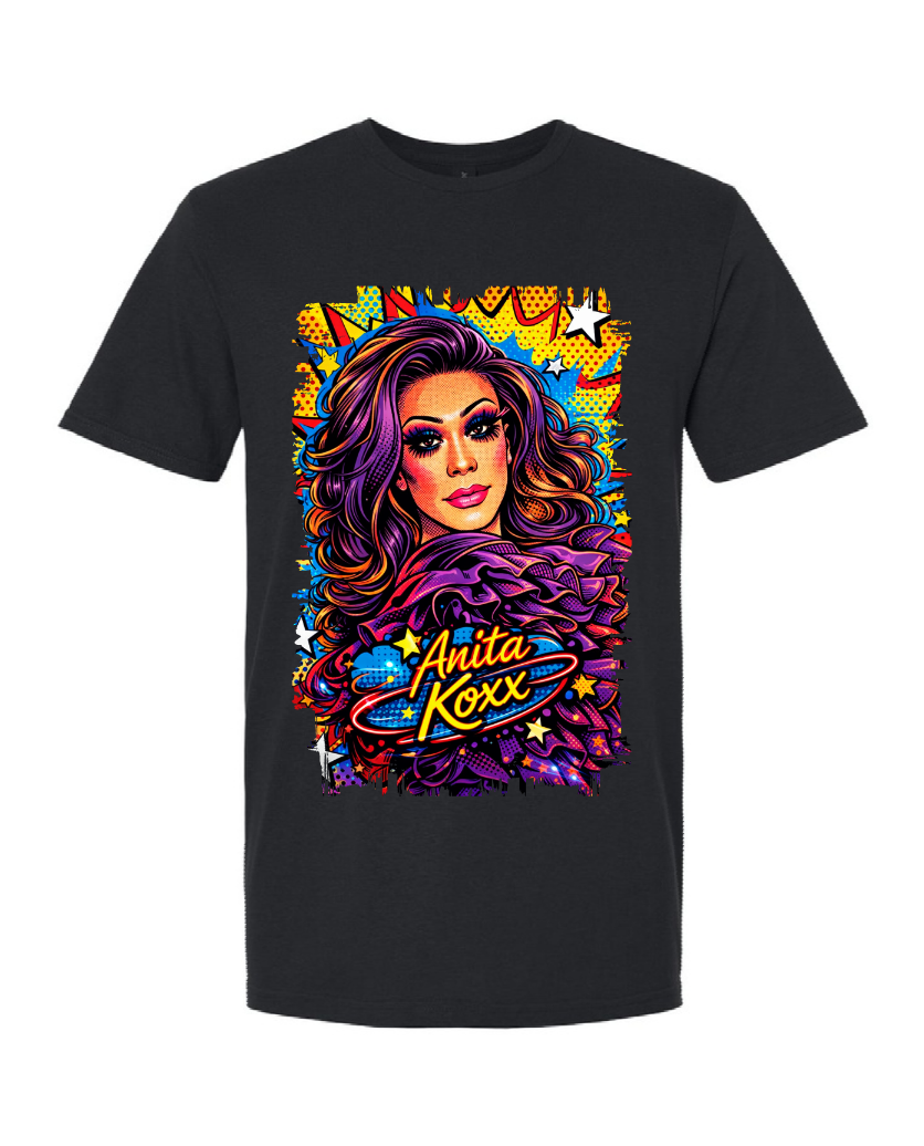 👑 Anita Koxx Pop Art Queen Softstyle Tee