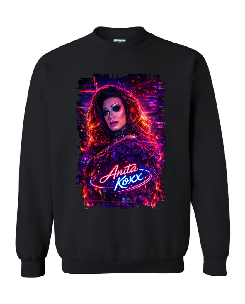 👑 Anita Koxx Neon Queen Sweatshirt