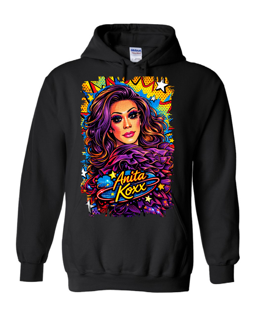 👑 Anita Koxx Pop Art Queen Hoodie