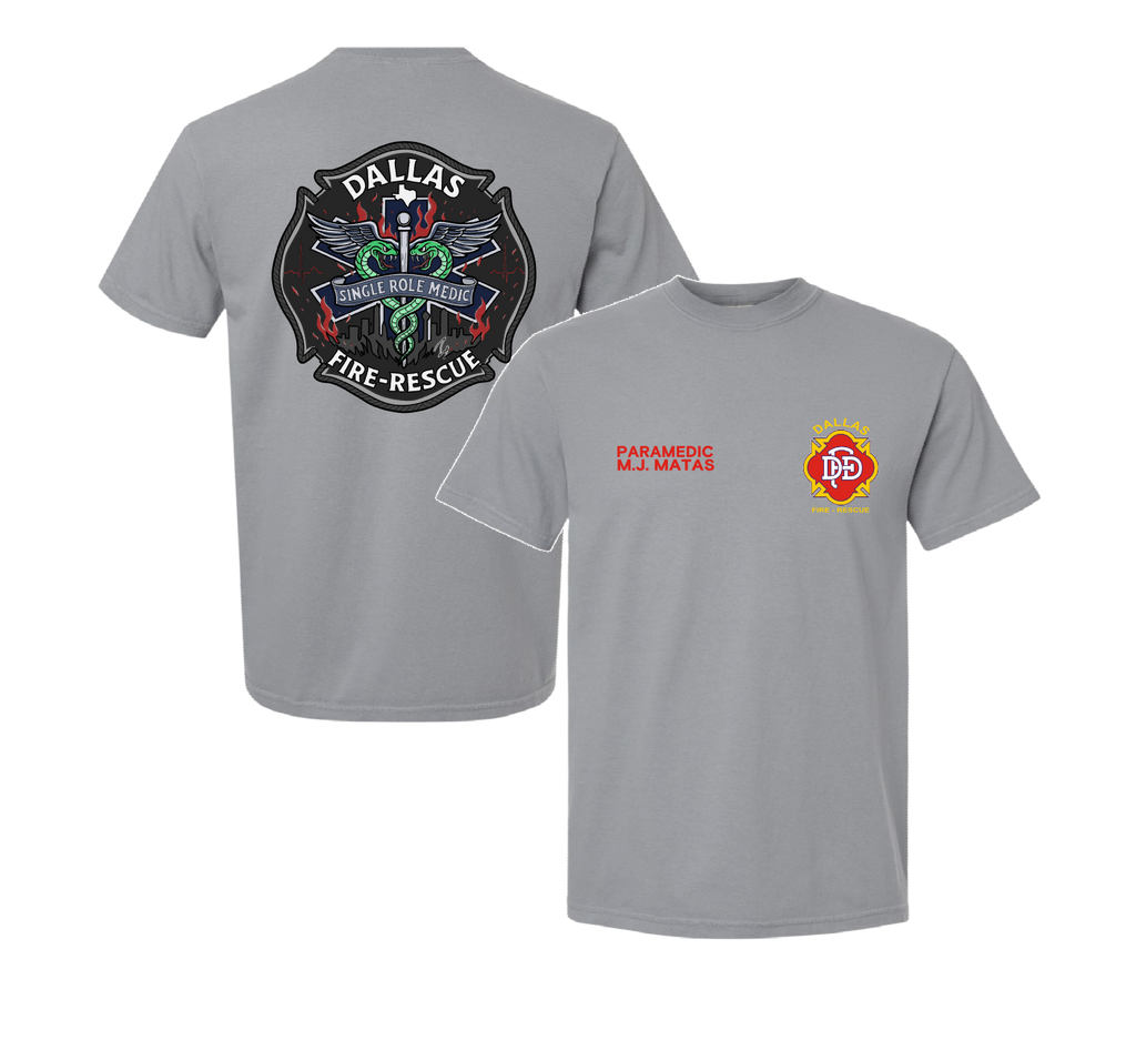 Dallas Fire & Rescue Comfort Colors Tee