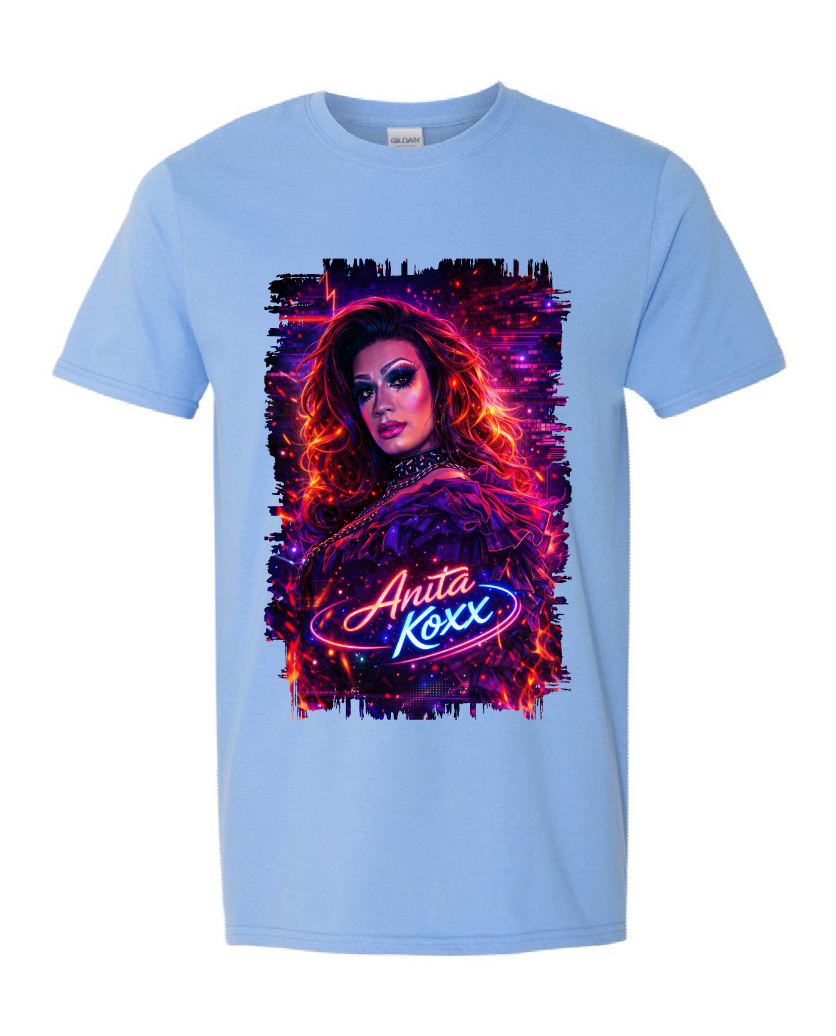 👑 Anita Koxx Neon Queen Softstyle Tee