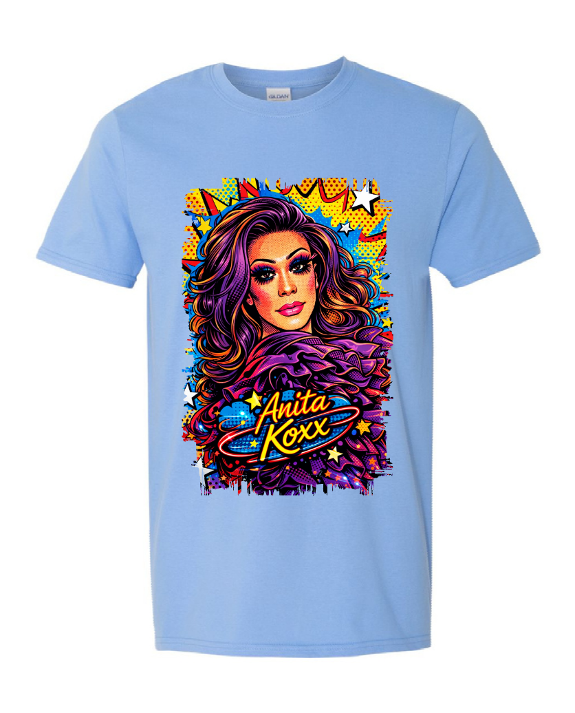 👑 Anita Koxx Pop Art Queen Softstyle Tee