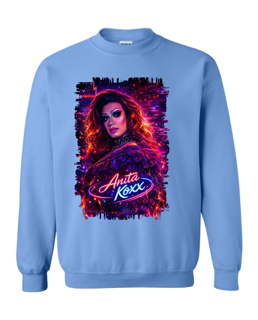 👑 Anita Koxx Neon Queen Sweatshirt