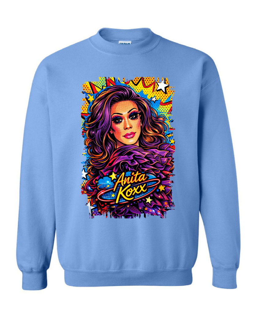 👑 Anita Koxx Pop Art Queen Sweatshirt