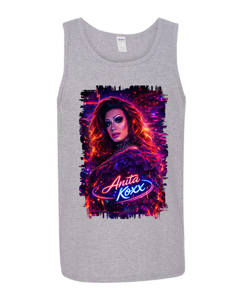 👑 Anita Koxx Neon Queen Tank