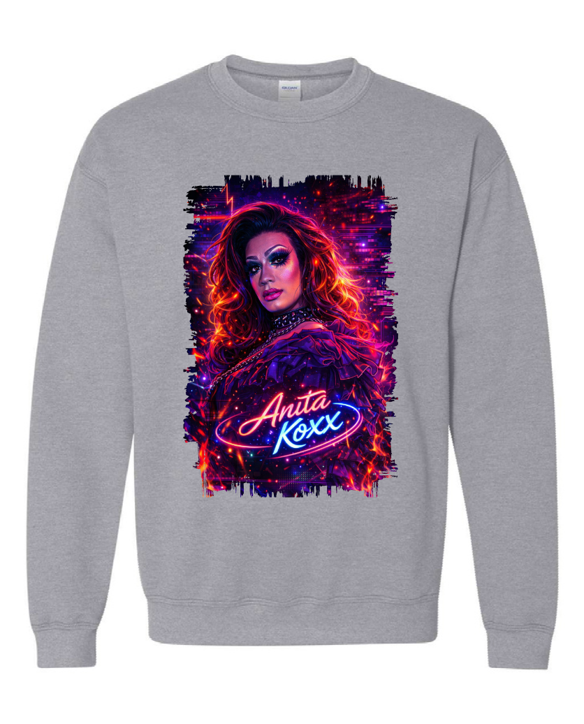 👑 Anita Koxx Neon Queen Sweatshirt
