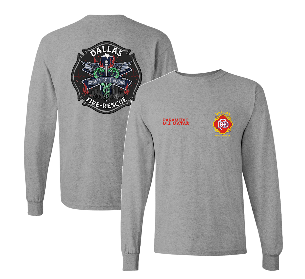 Dallas Fire & Rescue Long Sleeve Tee