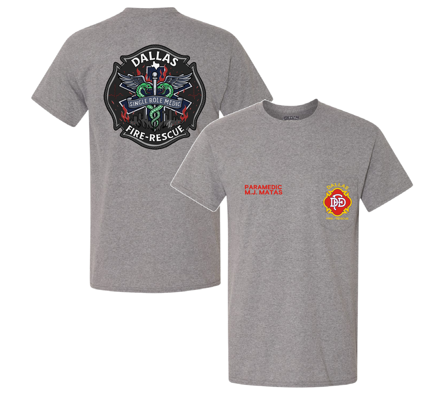 Dallas Fire & Rescue Pocket Tee