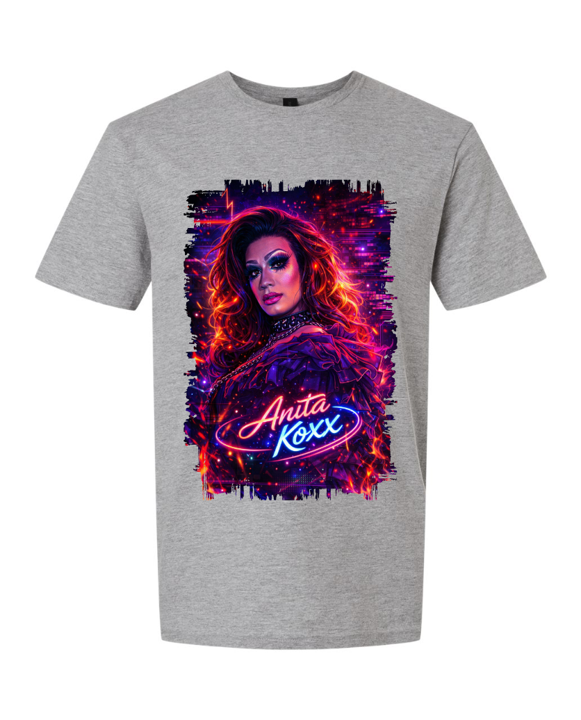 👑 Anita Koxx Neon Queen Softstyle Tee