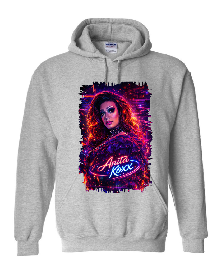👑 Anita Koxx Neon Queen Hoodie Collection