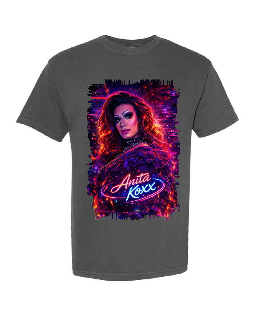 👑 Anita Koxx Neon Queen Comfort Colors Tee