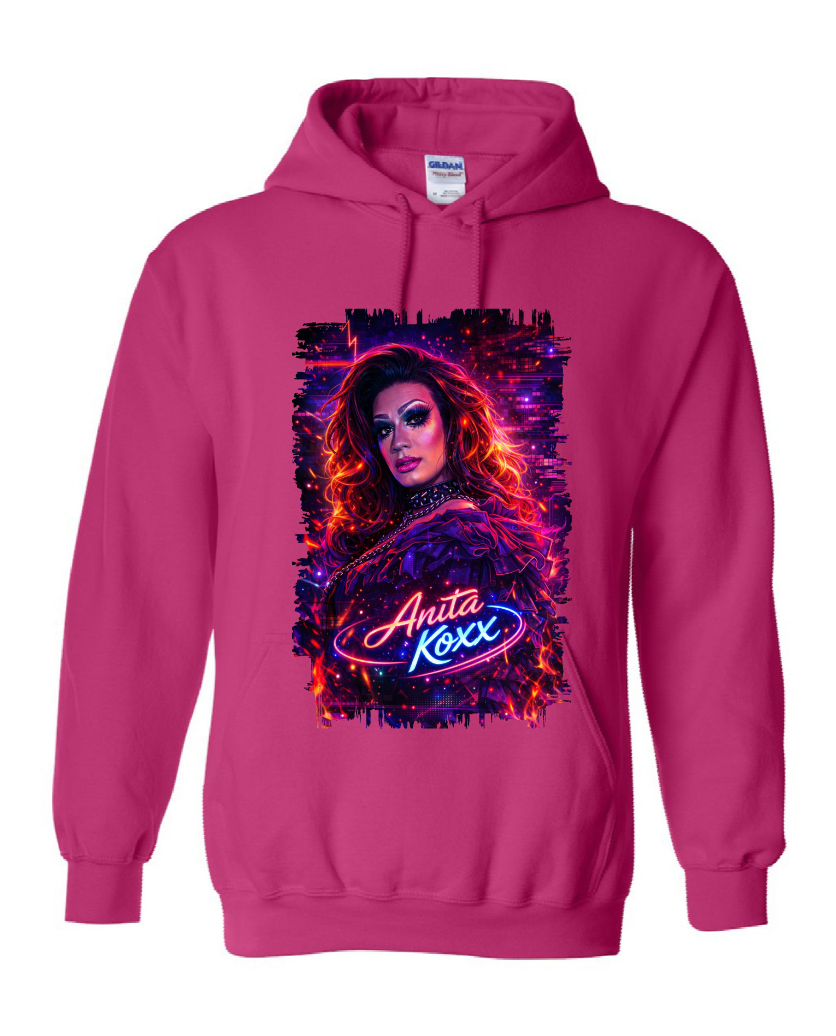 👑 Anita Koxx Neon Queen Hoodie Collection
