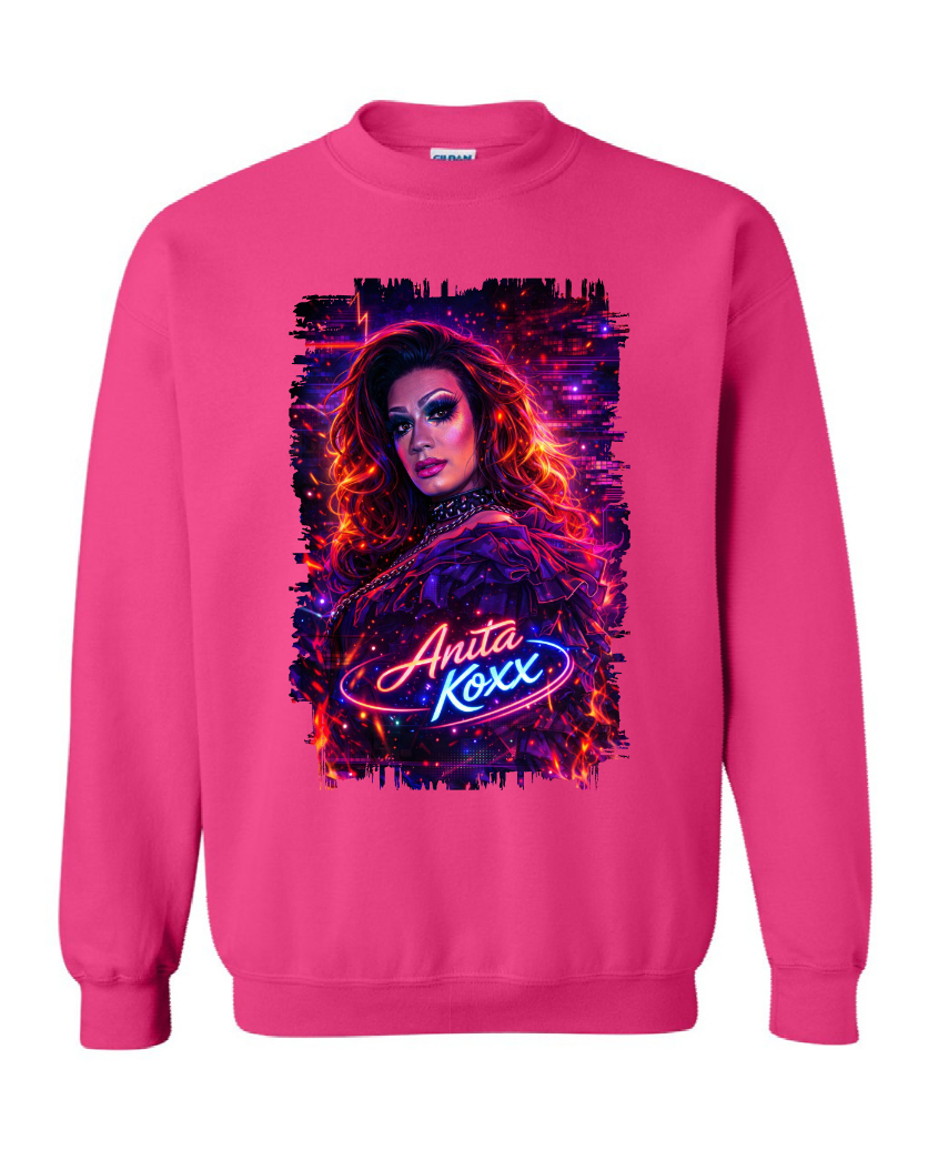 👑 Anita Koxx Neon Queen Sweatshirt