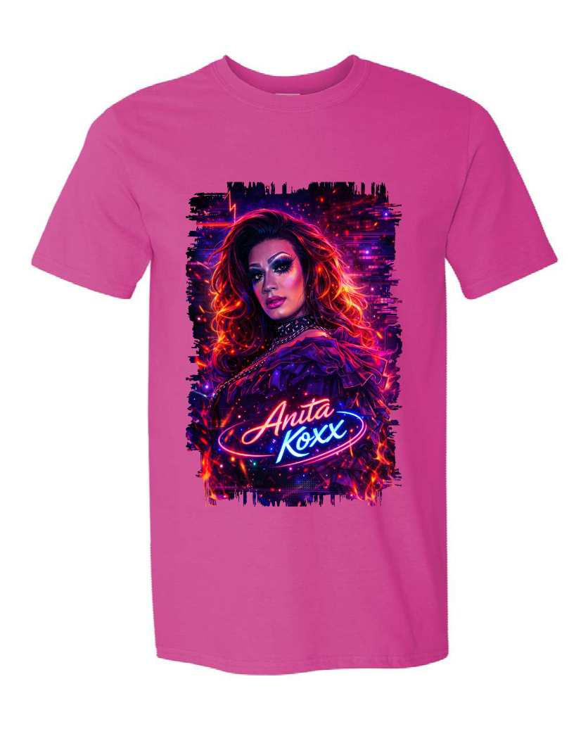 👑 Anita Koxx Neon Queen Softstyle Tee