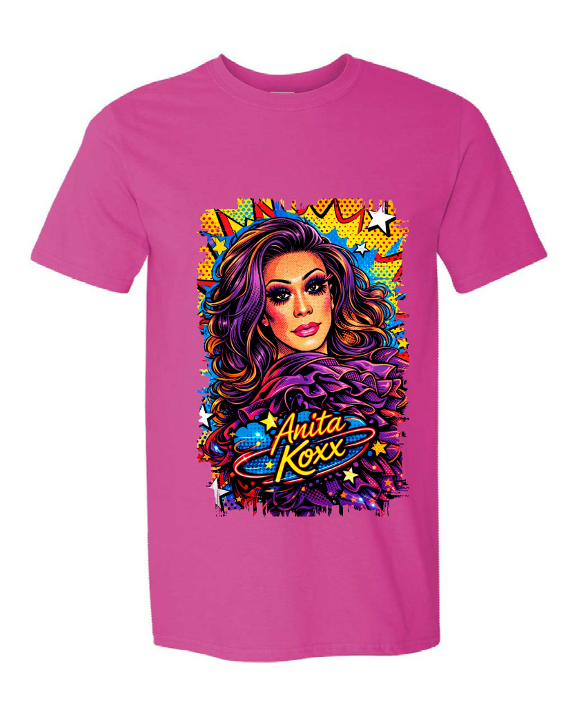👑 Anita Koxx Pop Art Queen Softstyle Tee