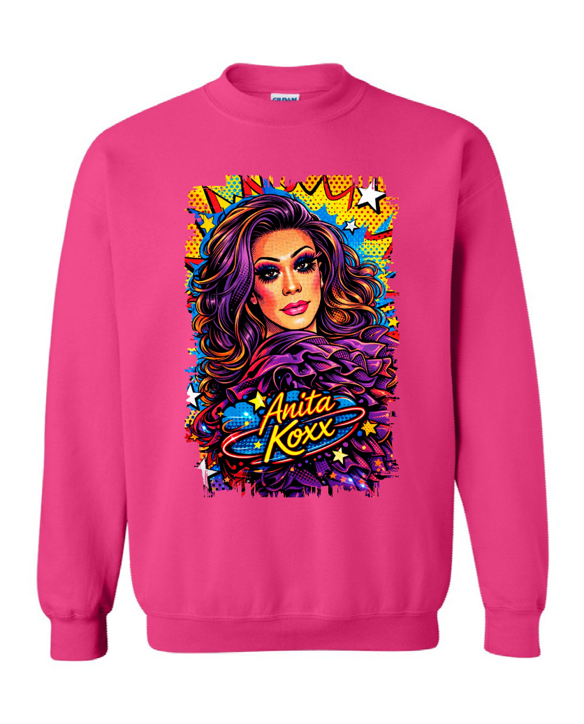👑 Anita Koxx Pop Art Queen Sweatshirt
