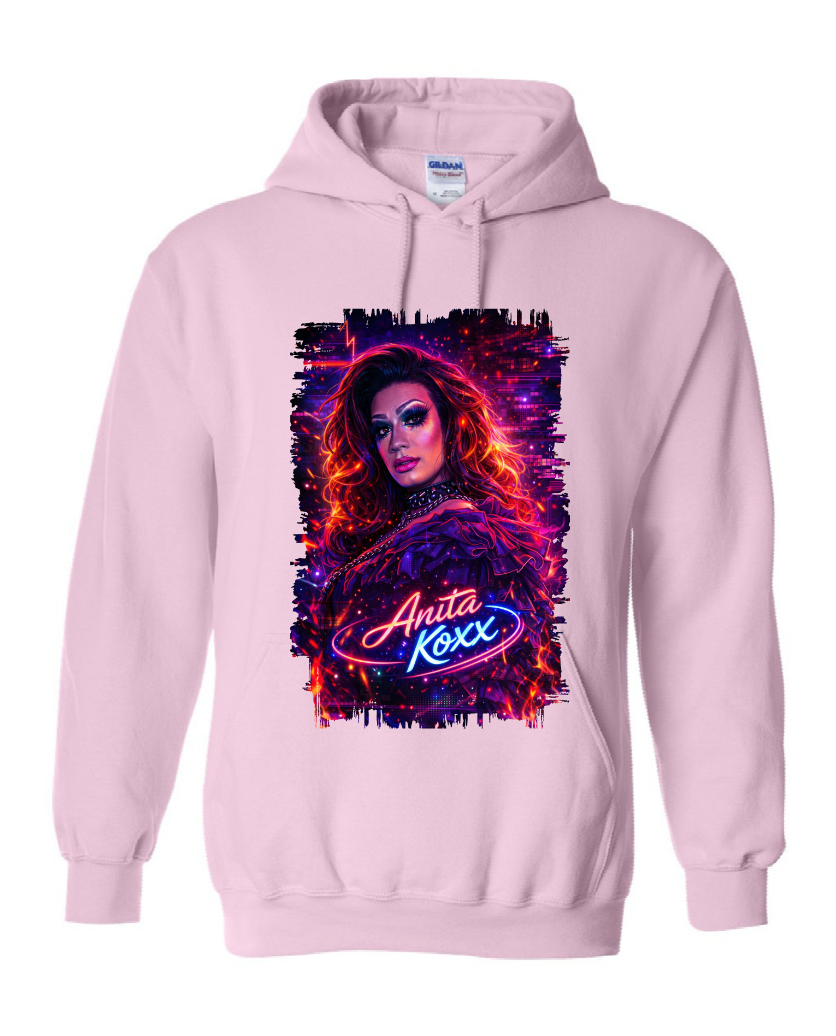 👑 Anita Koxx Neon Queen Hoodie Collection