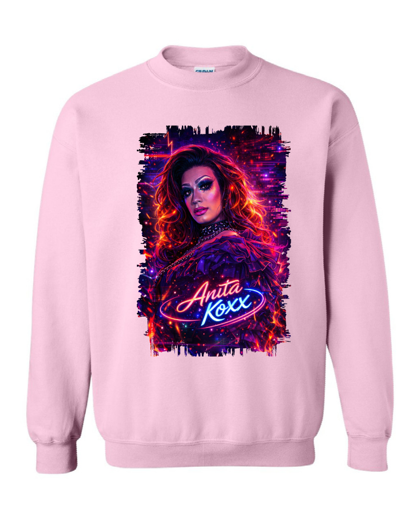 👑 Anita Koxx Neon Queen Sweatshirt