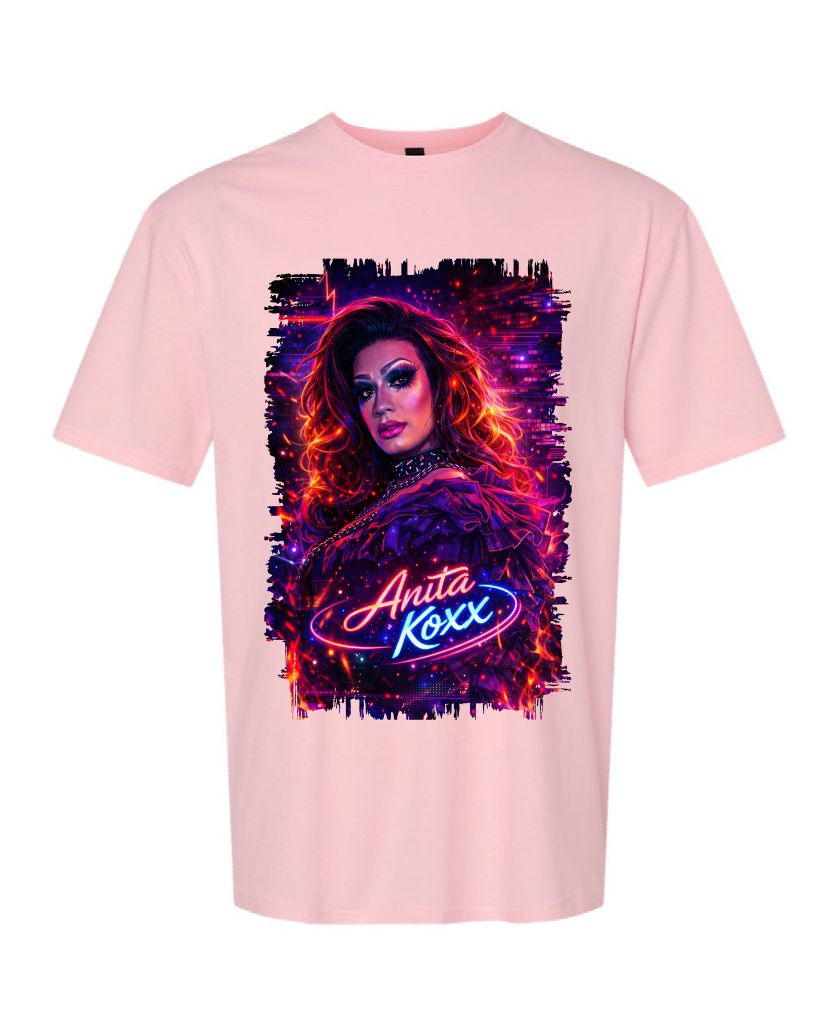 👑 Anita Koxx Neon Queen Softstyle Tee