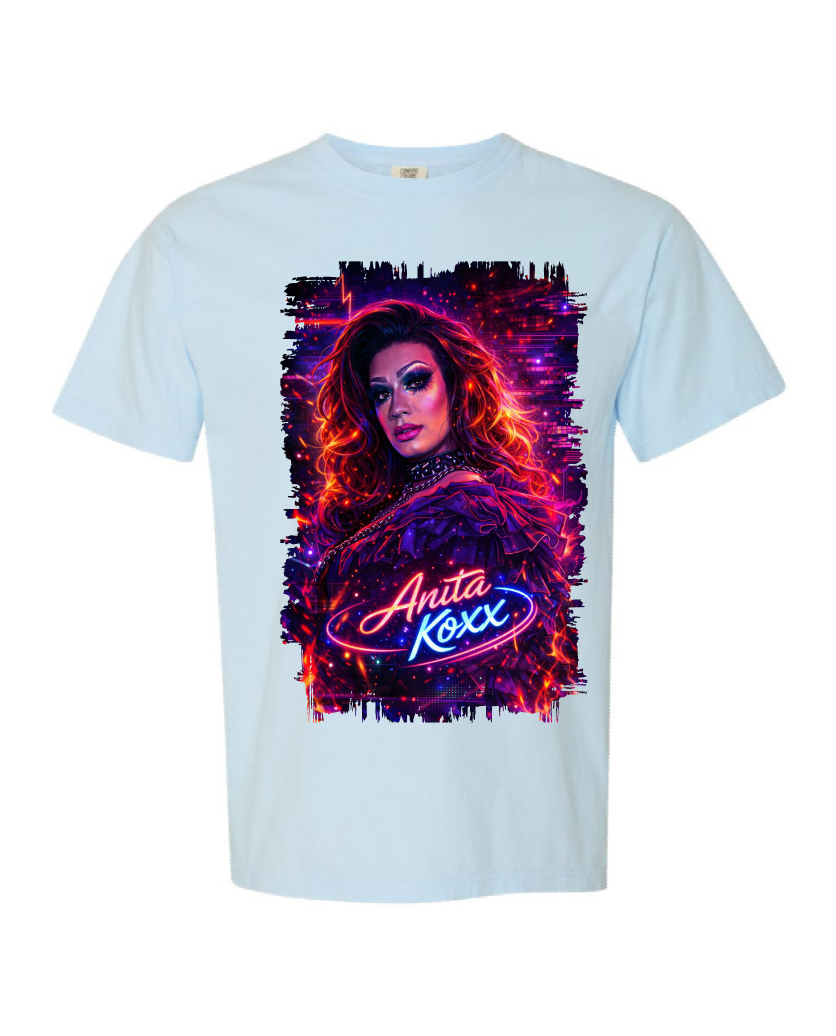👑 Anita Koxx Neon Queen Comfort Colors Tee