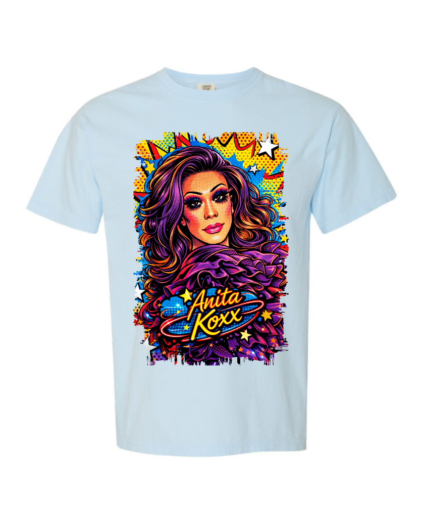 👑 Anita Koxx Pop Art Queen Comfort Colors Tee