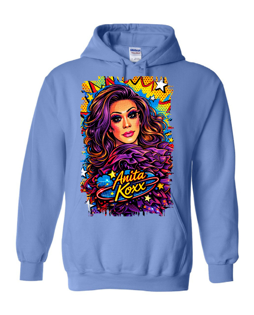 👑 Anita Koxx Pop Art Queen Hoodie