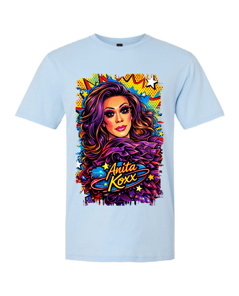 👑 Anita Koxx Pop Art Queen Softstyle Tee