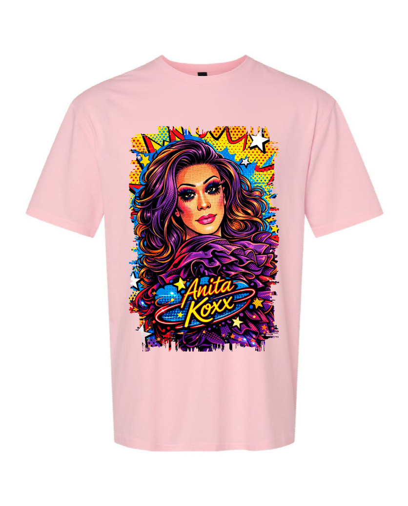 👑 Anita Koxx Pop Art Queen Softstyle Tee