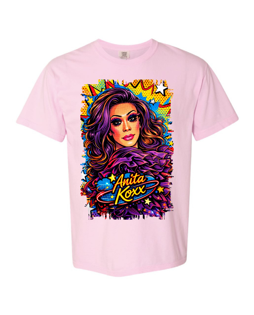👑 Anita Koxx Pop Art Queen Comfort Colors Tee