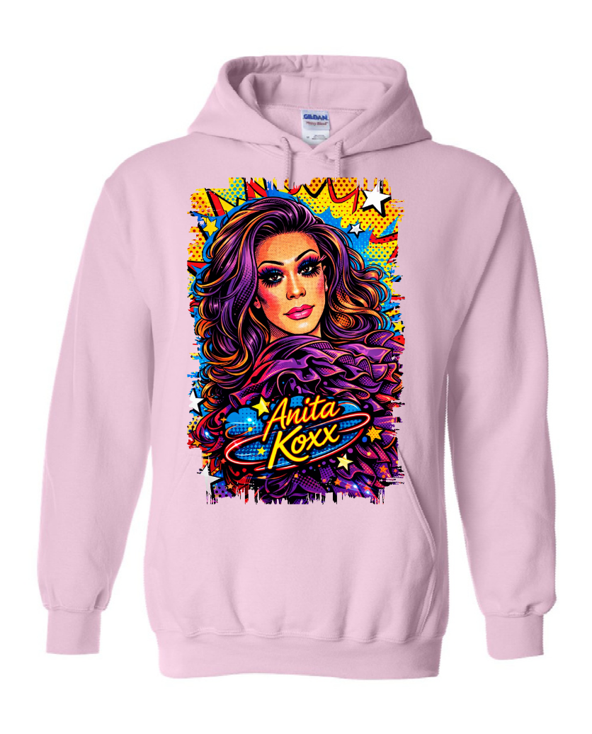 👑 Anita Koxx Pop Art Queen Hoodie