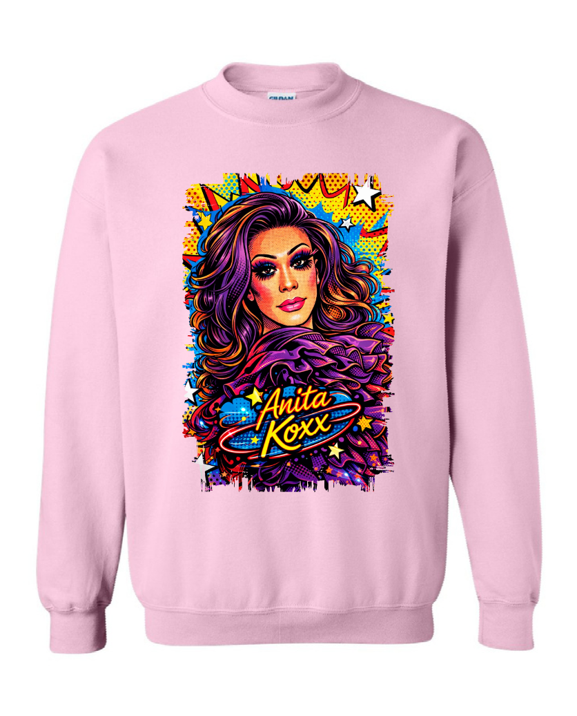👑 Anita Koxx Pop Art Queen Sweatshirt