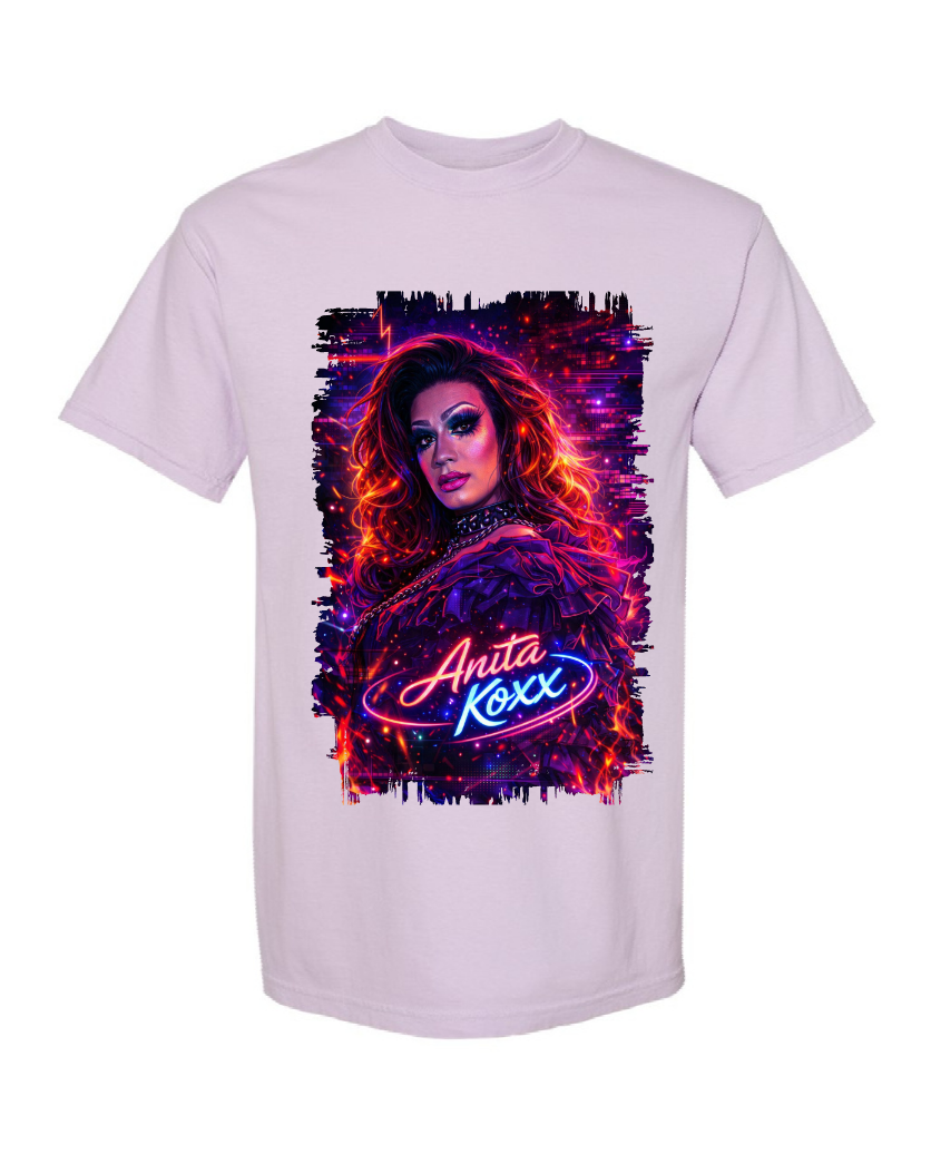 👑 Anita Koxx Neon Queen Comfort Colors Tee