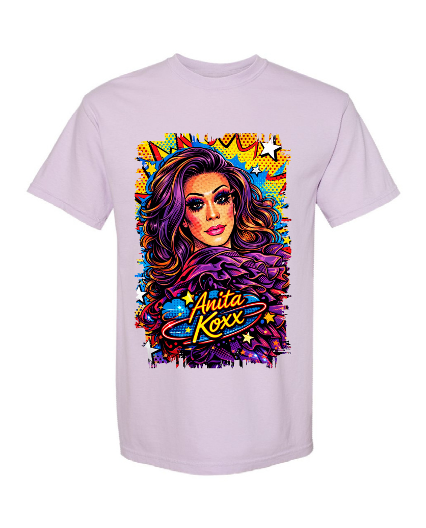👑 Anita Koxx Pop Art Queen Comfort Colors Tee