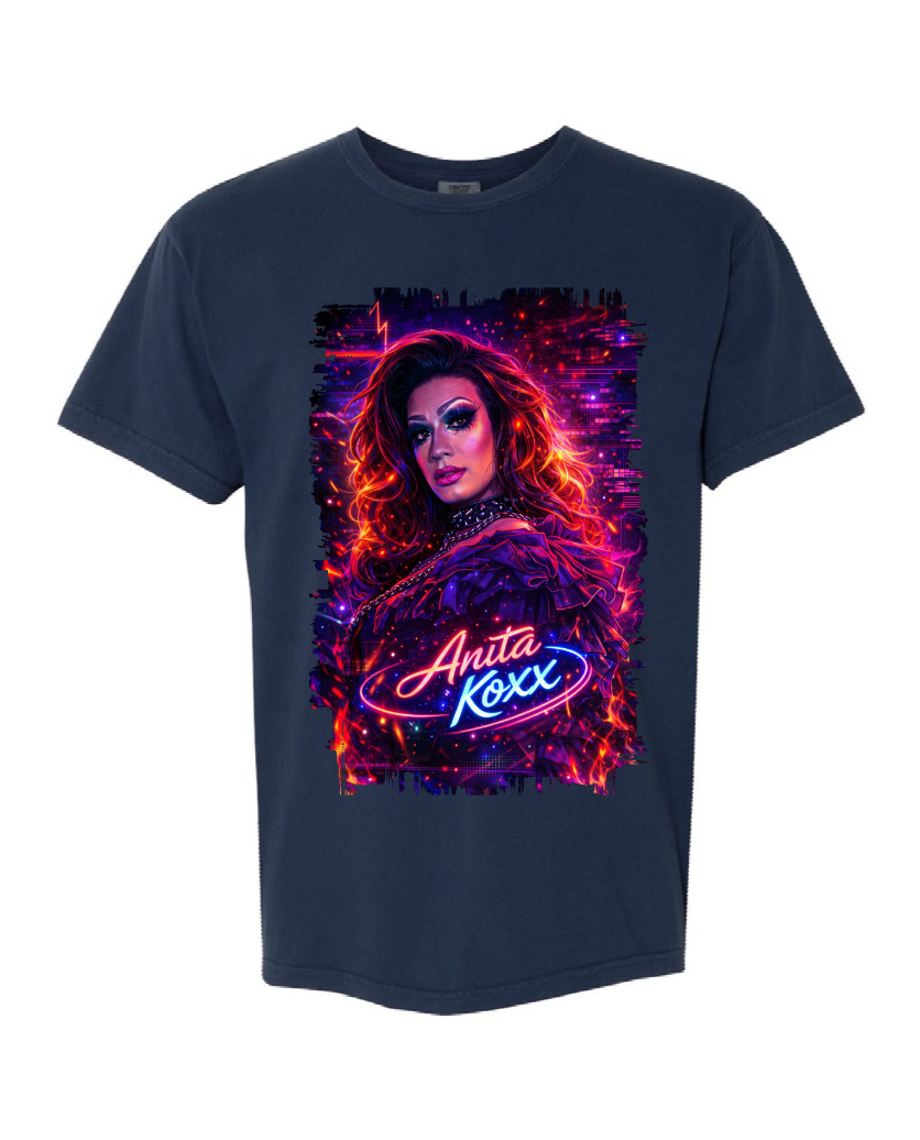 👑 Anita Koxx Neon Queen Comfort Colors Tee