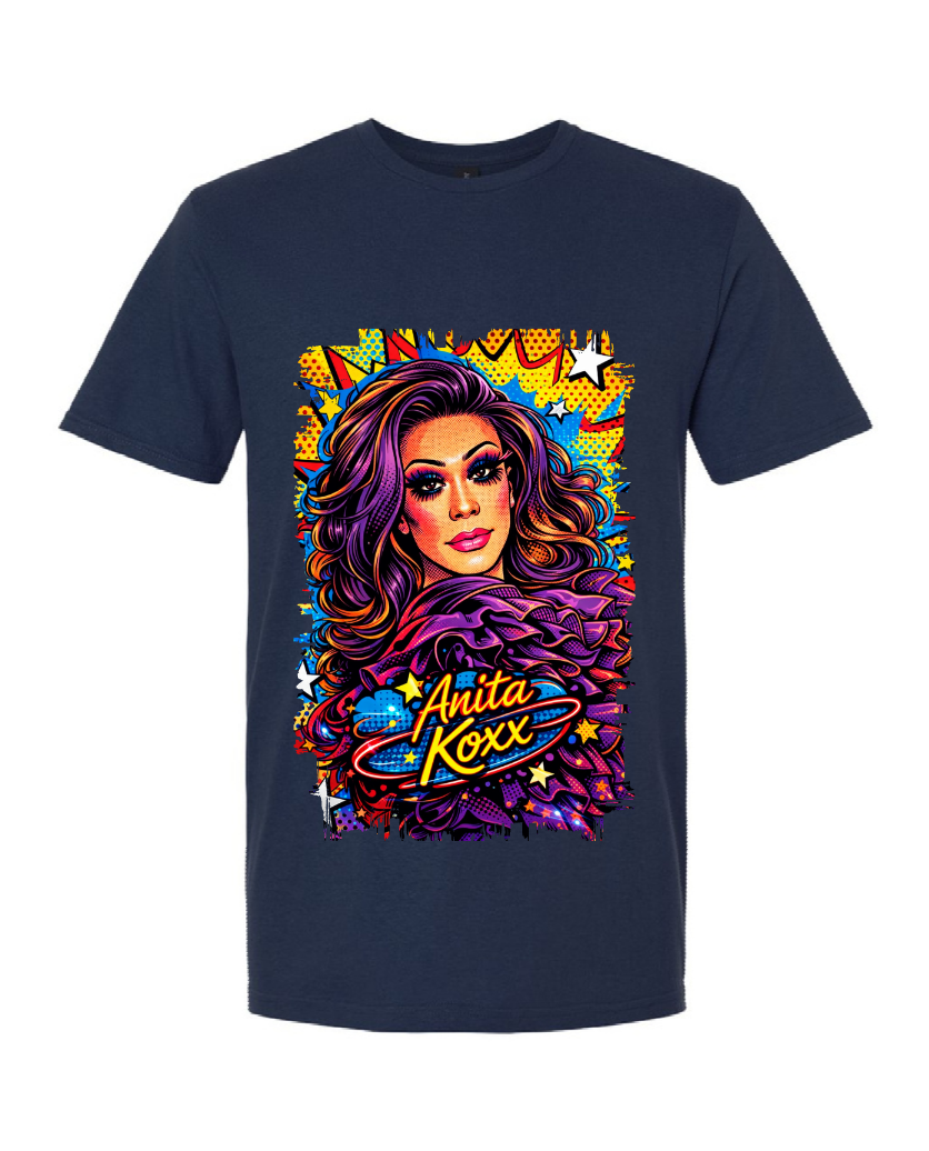 👑 Anita Koxx Pop Art Queen Softstyle Tee