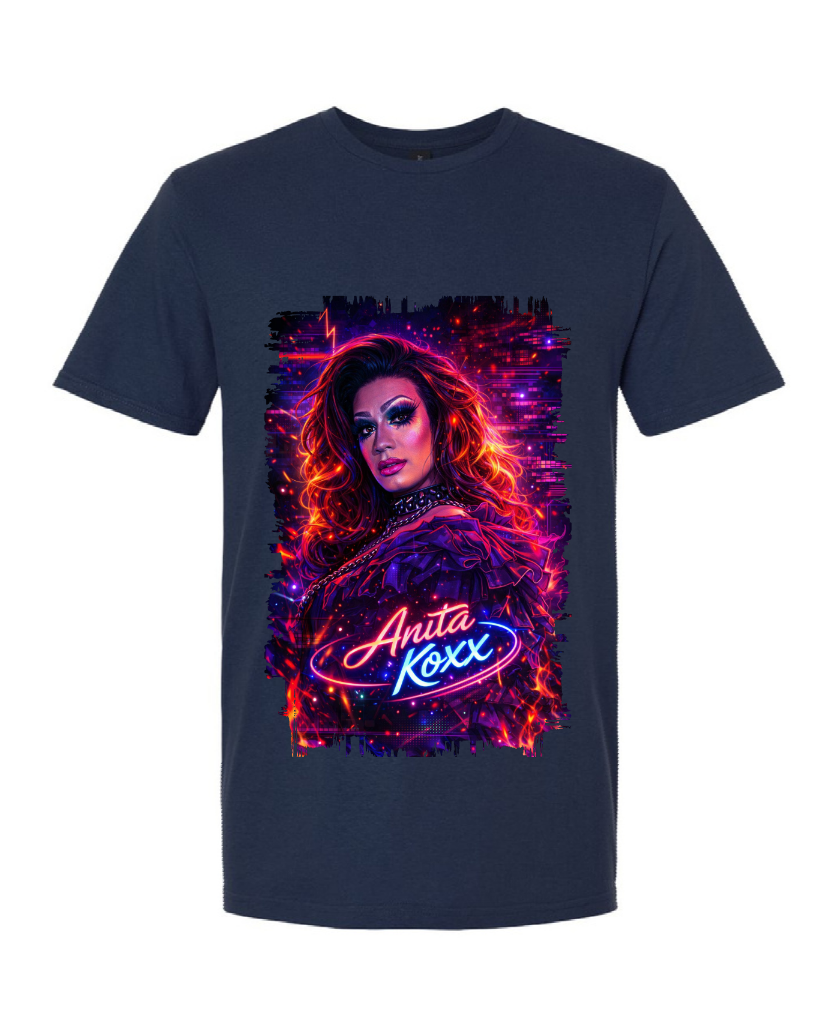 👑 Anita Koxx Neon Queen Softstyle Tee