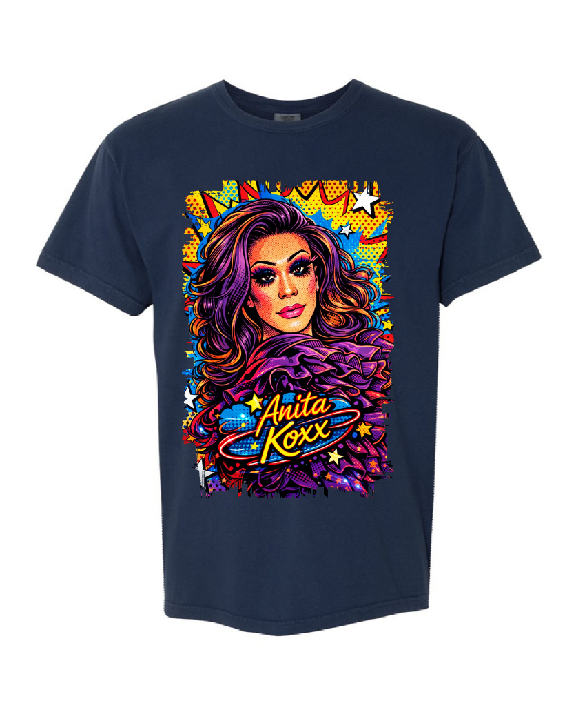 👑 Anita Koxx Pop Art Queen Comfort Colors Tee