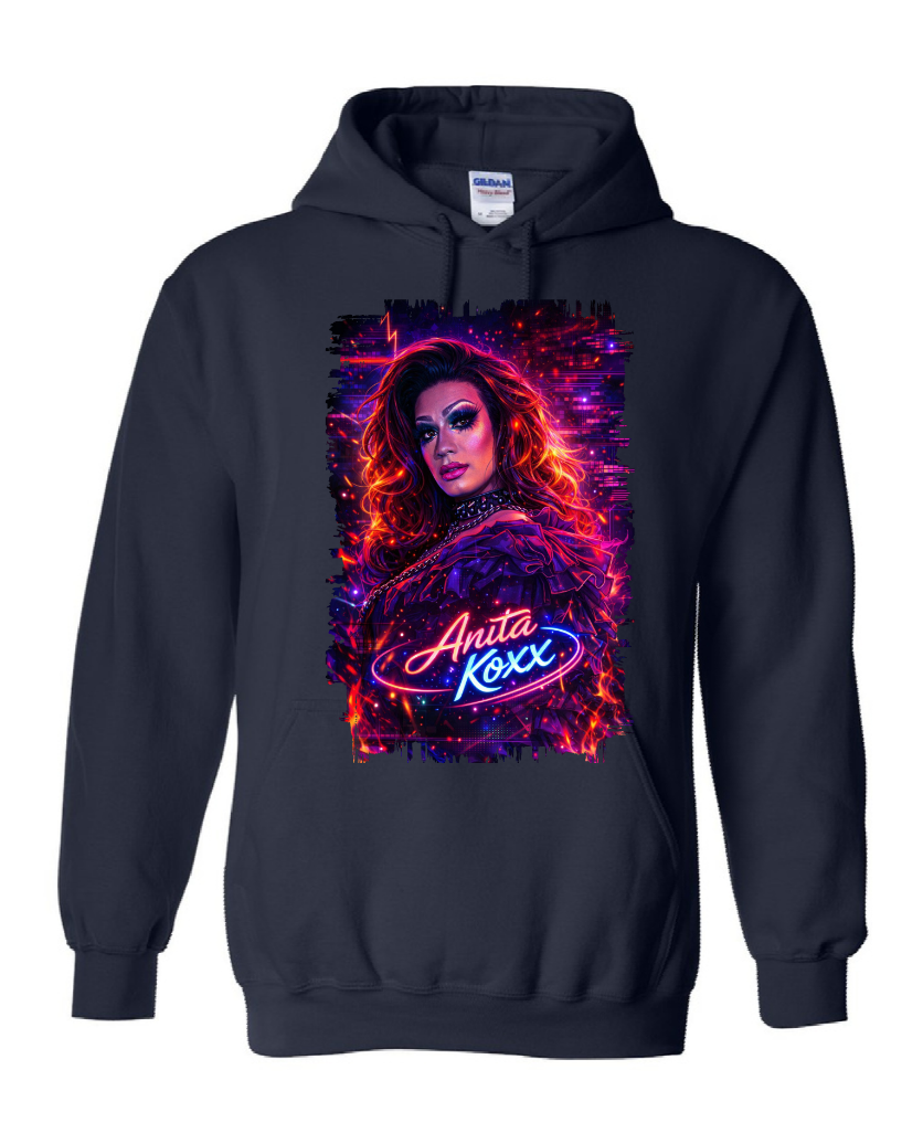 👑 Anita Koxx Neon Queen Hoodie Collection