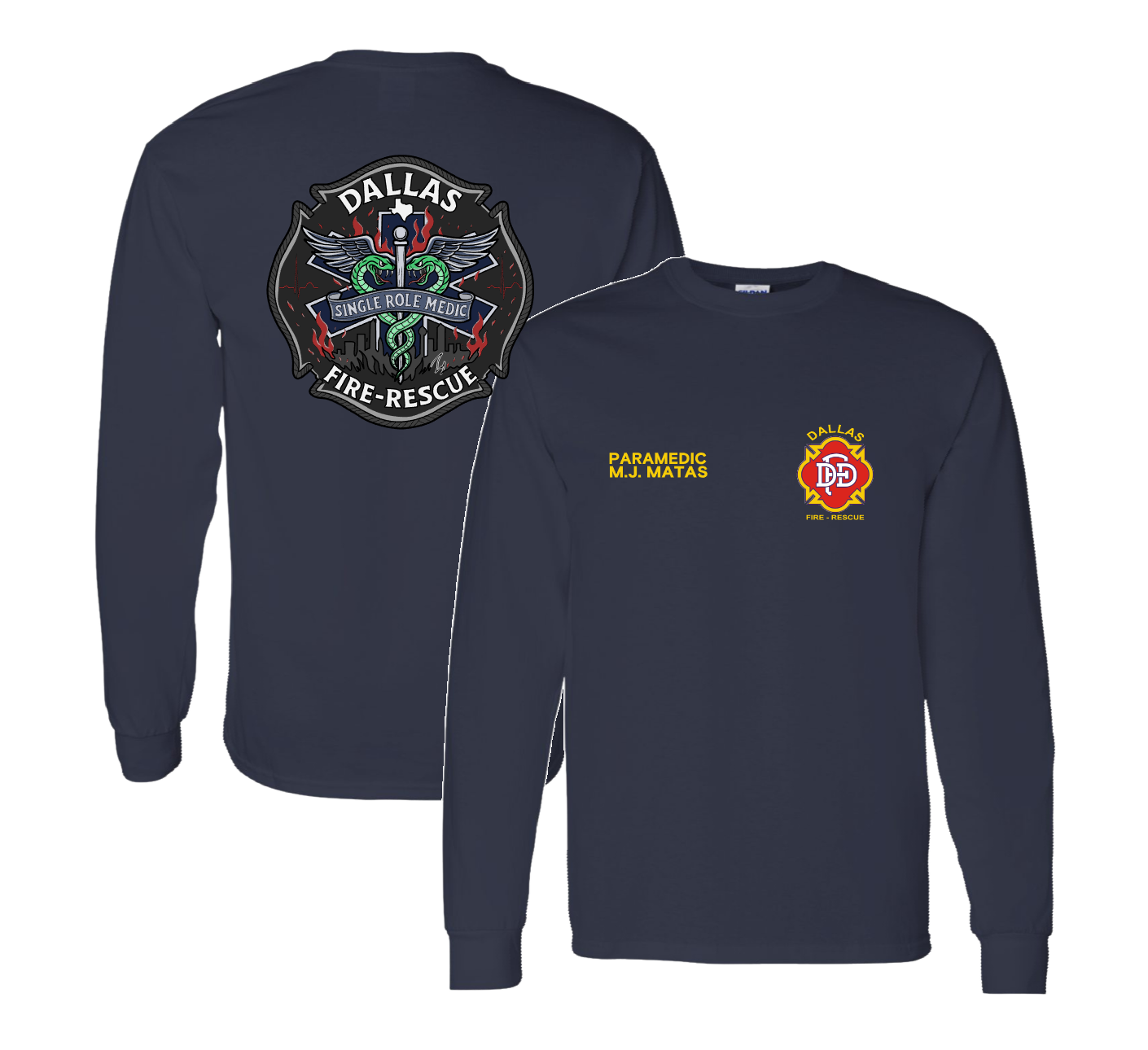 Dallas Fire & Rescue Long Sleeve Tee