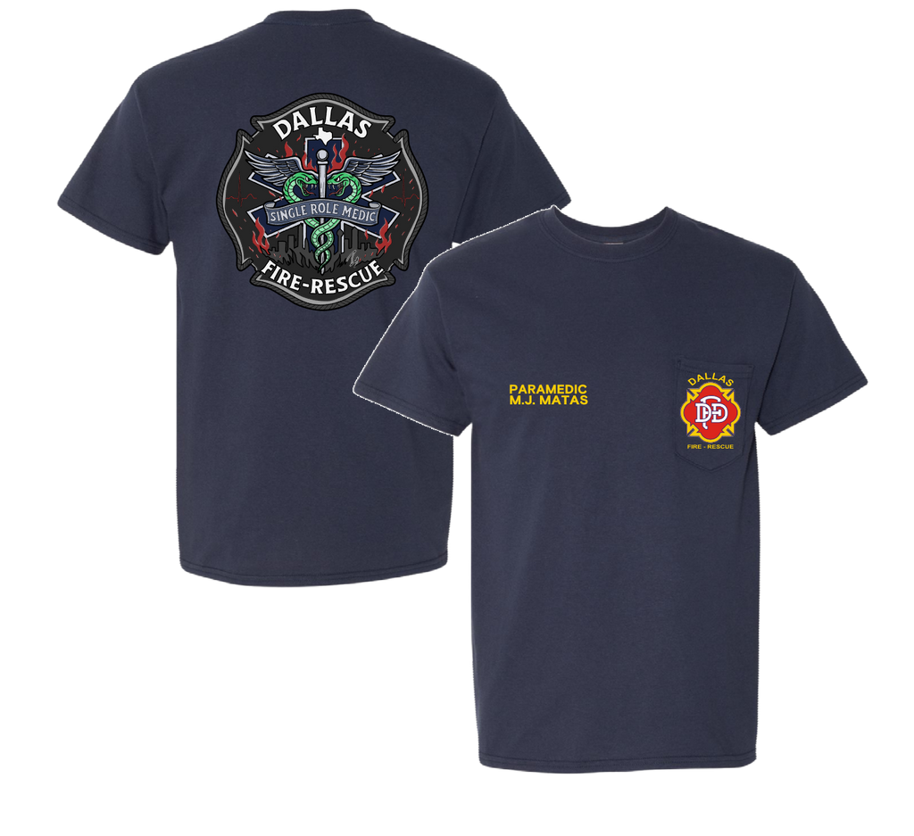 Dallas Fire & Rescue Pocket Tee
