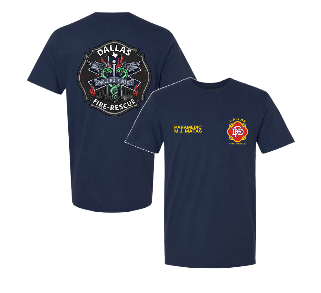 Dallas Fire & Rescue Comfort Colors Tee