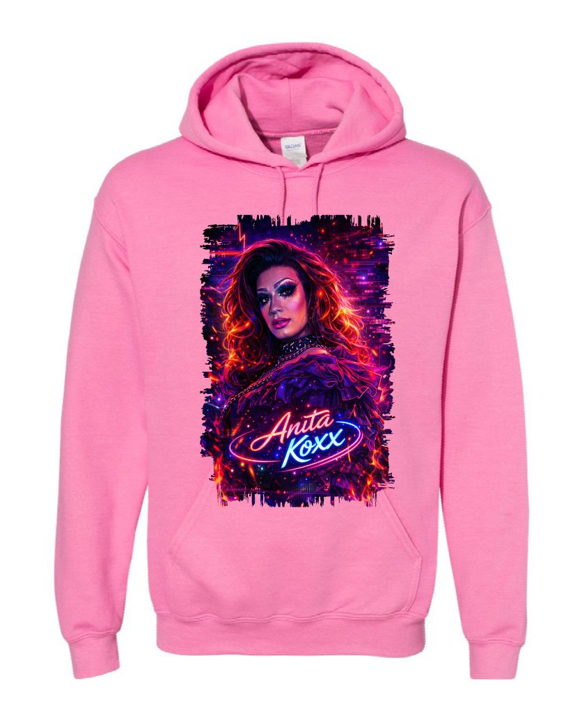 👑 Anita Koxx Neon Queen Hoodie Collection