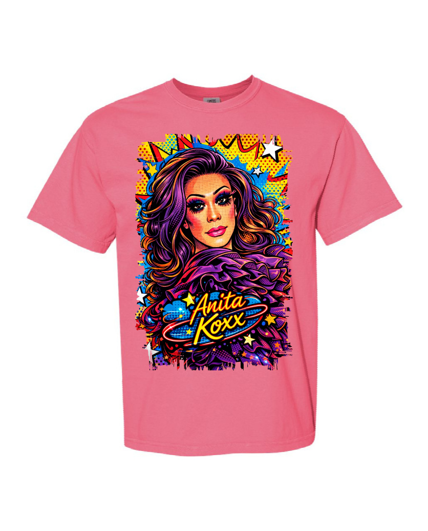 👑 Anita Koxx Pop Art Queen Comfort Colors Tee