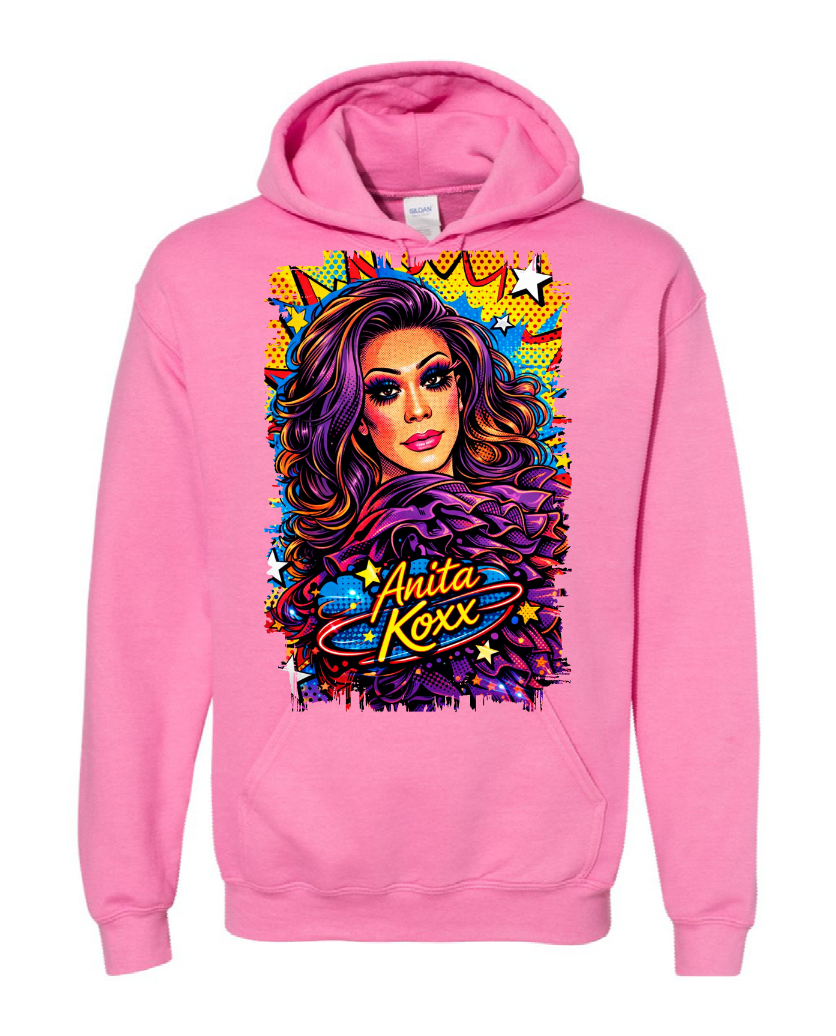 👑 Anita Koxx Pop Art Queen Hoodie
