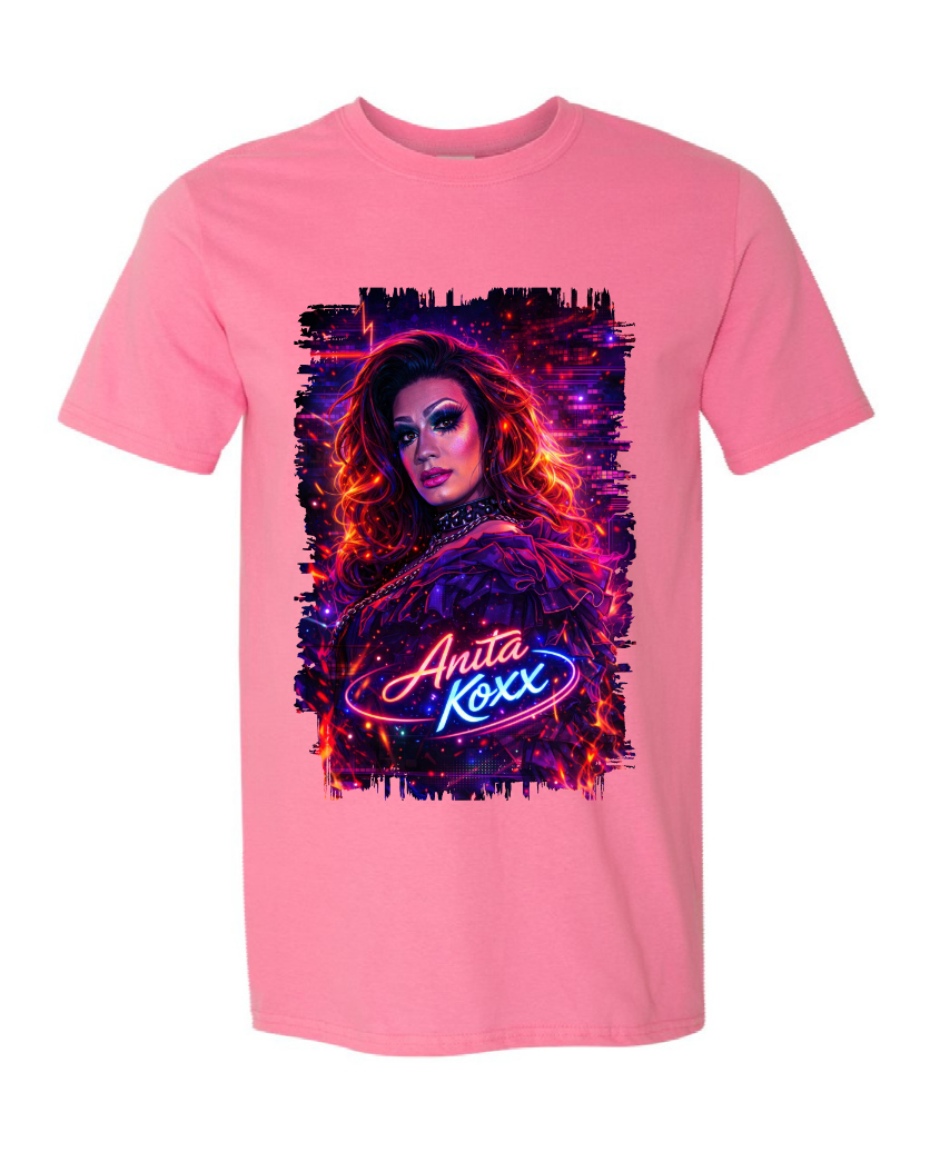 👑 Anita Koxx Neon Queen Softstyle Tee