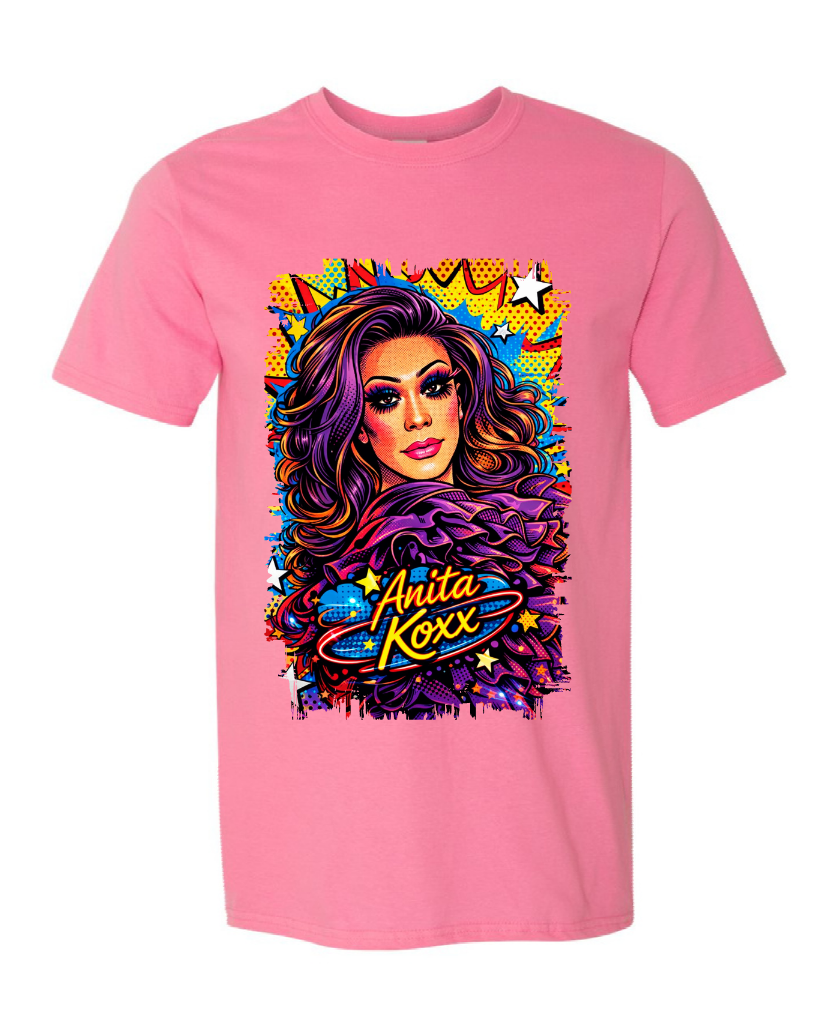 👑 Anita Koxx Pop Art Queen Softstyle Tee
